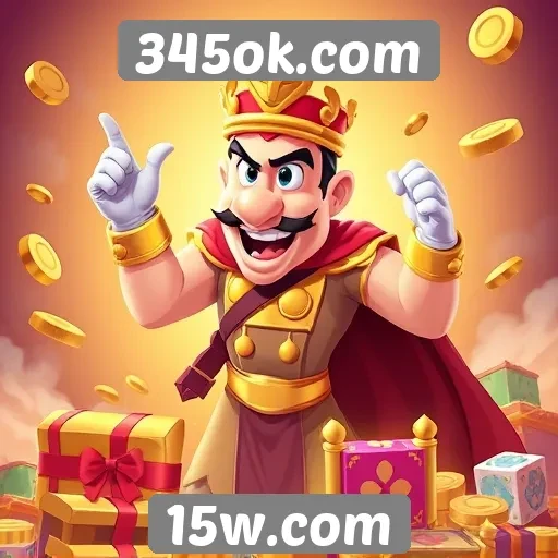 Visão geral do site 345ok.com e suas ofertas de jogos